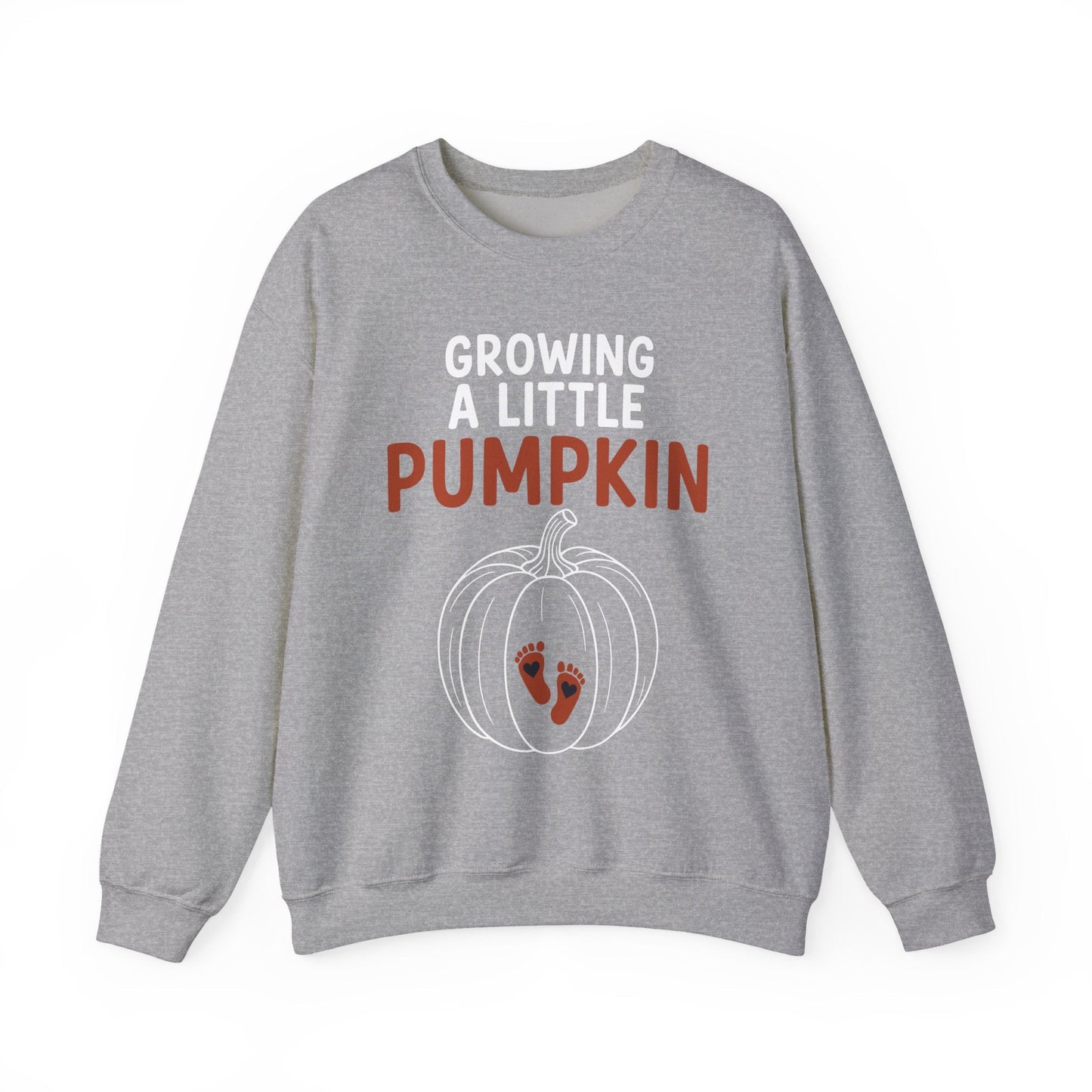 Growing A Little Pumpkin Fall Thanksgiving Baby Bump Wife Sweatshirt