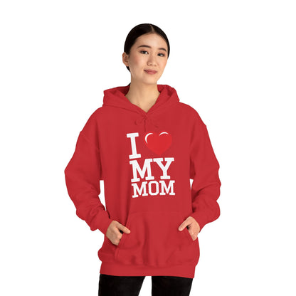 I Love My Mom Mothers Day from Daughter or Son Hoodie
