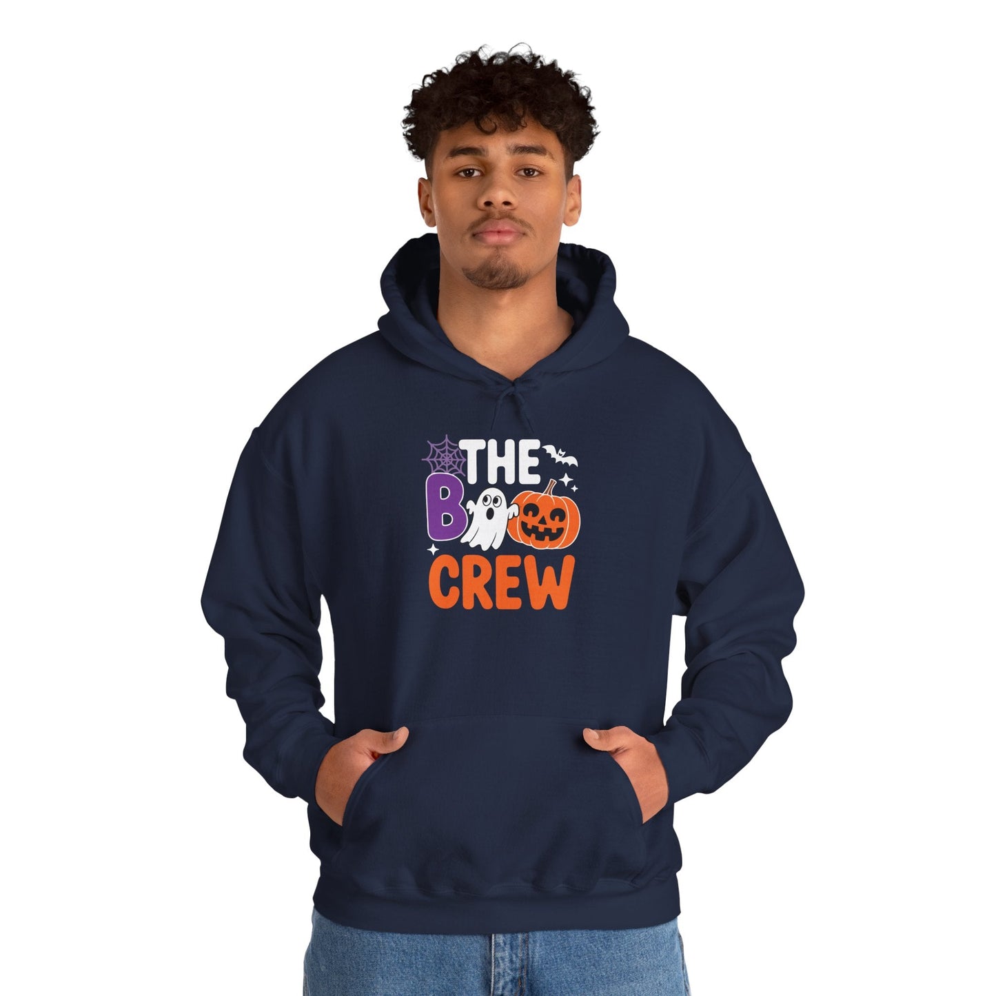 Halloween The Boo Crew Cute Ghost Spooky Family Matching Hoodie