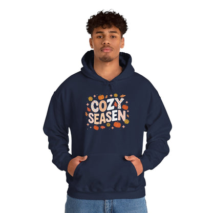 Cozy Season Autumn Fall Vibes Halloween Thanksgiving Pumpkin Hoodie