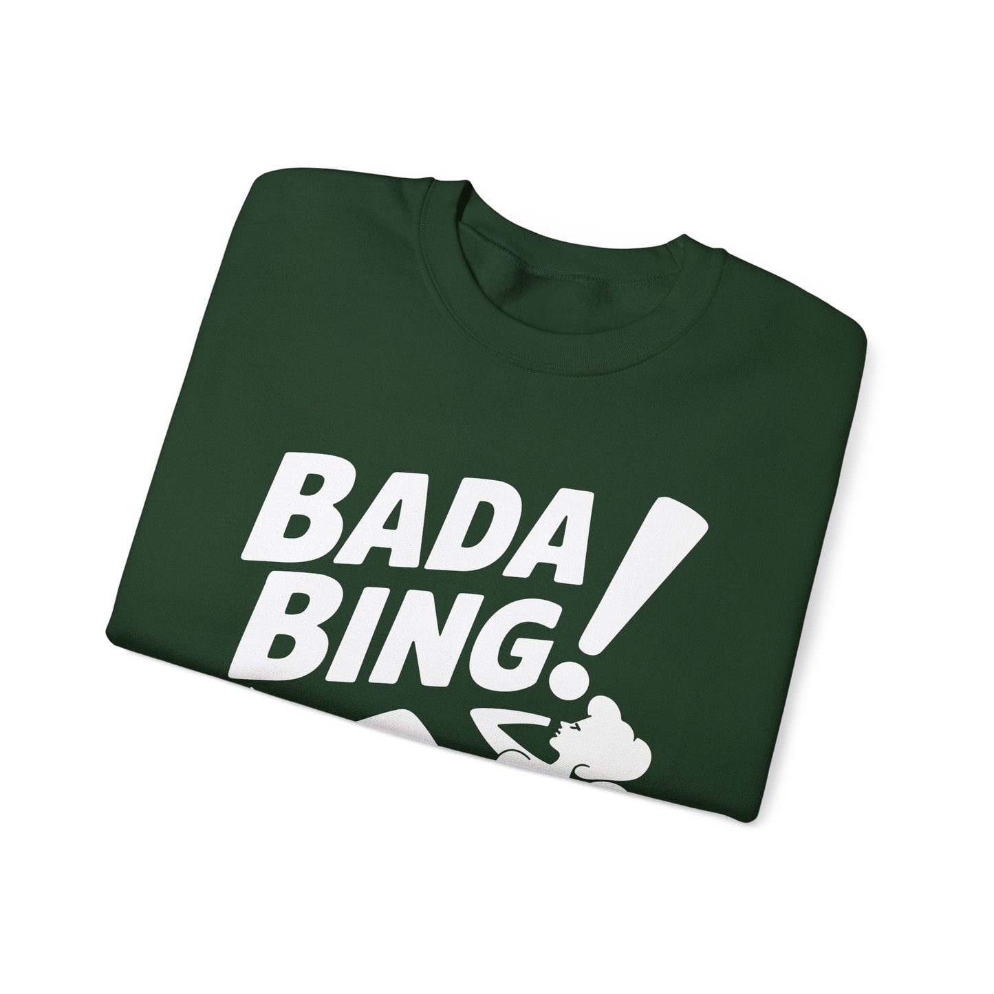 Bada Sarcastic Bing Retro Sexy Girl Bada Bam Sweatshirt