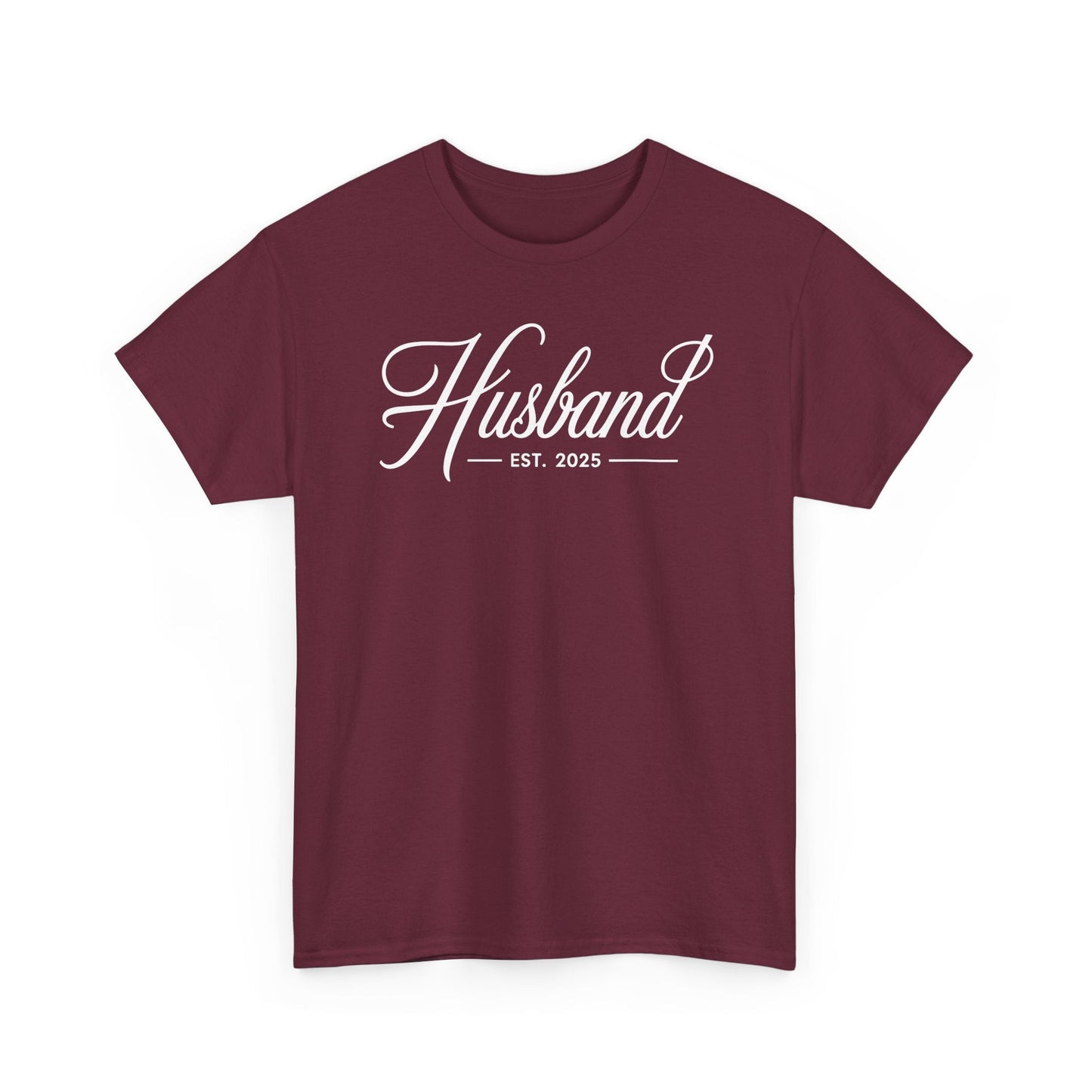 Couples Gifts For Husband And Wife Matching Husband Est 2025 Just Married Honeymoon Wedding T-Shirt
