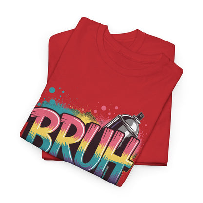Bruh Graffiti Funny Saying Street Art Meme Men Boys T-Shirt