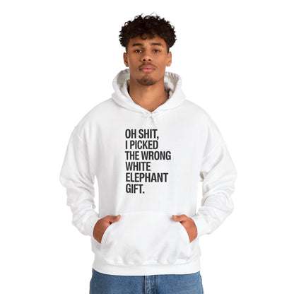 Oh Shit Funny White Elephant Gifts for Adults Under 15 20 Hoodie