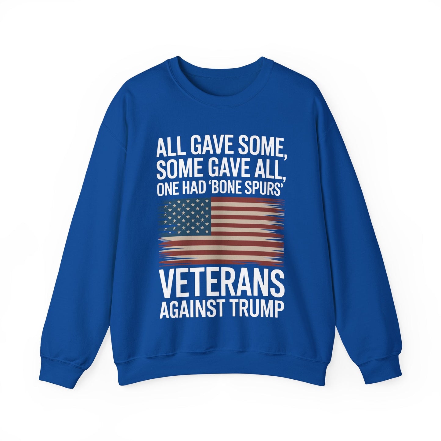 Veterans Against Trump Anti Trump Political Protest Sweatshirt