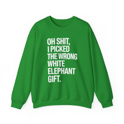 Oh Shit Funny White Elephant Gifts for Adults Under 15 20 Sweatshirt