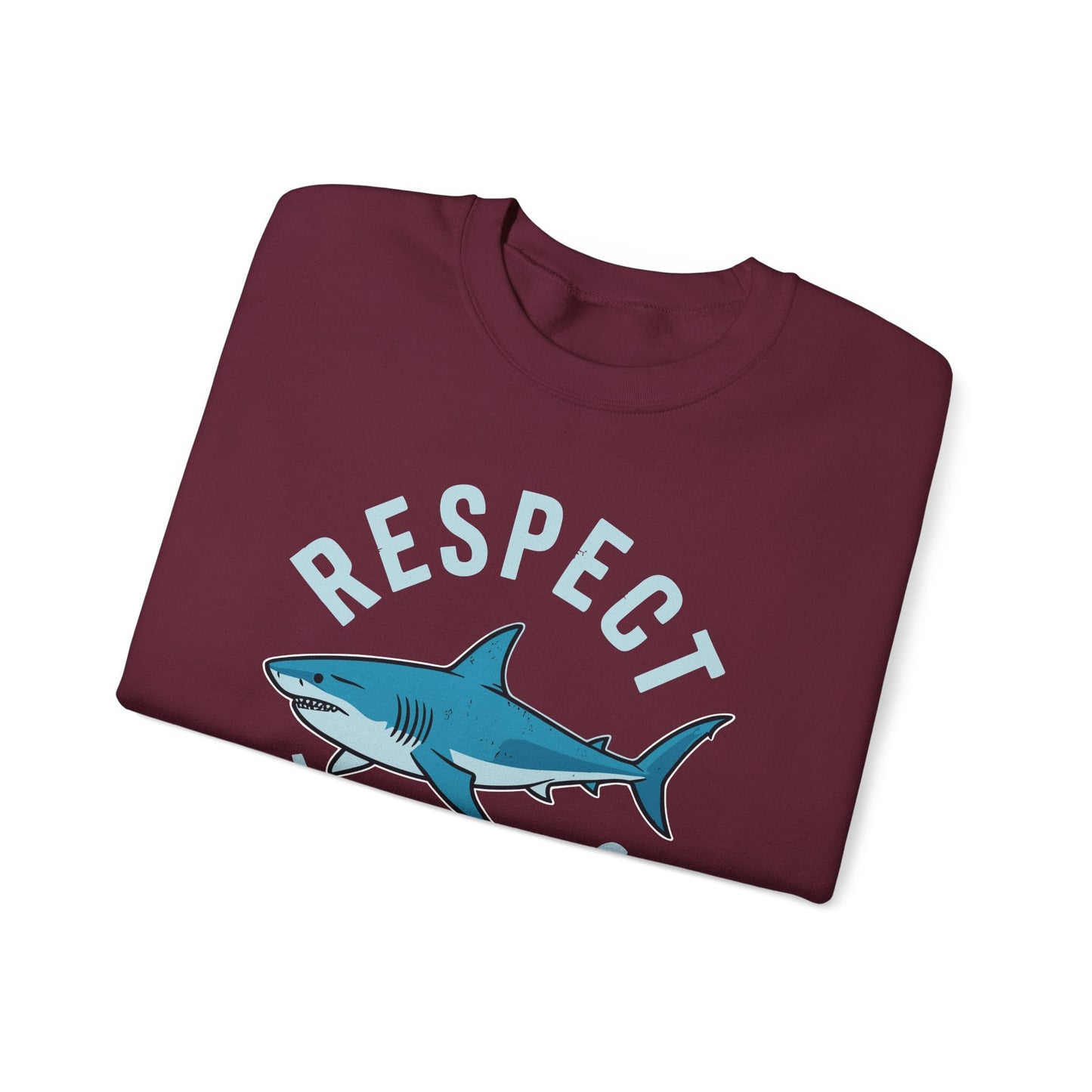 Respect The Locals Shark Ocean Animal Rights Biology Life Sweatshirt