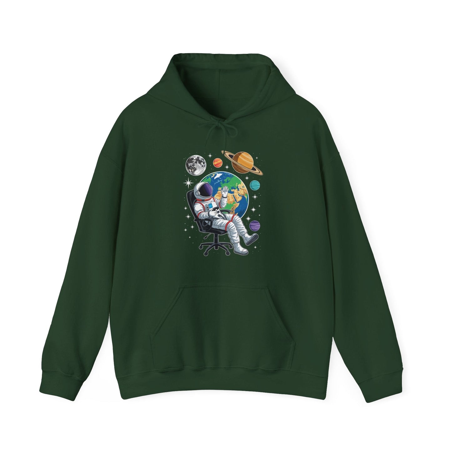 Astronaut Gamer Space Gaming System Planets Hoodie