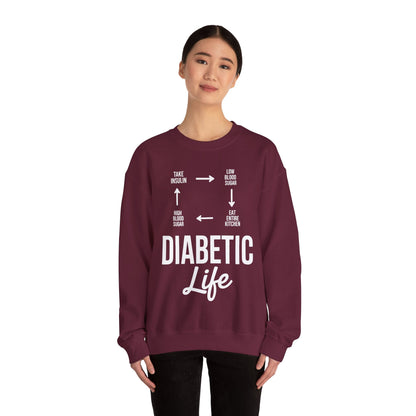 Funny Diabetic Type 1 Diabetes T1D Diabetes Awareness Sweatshirt