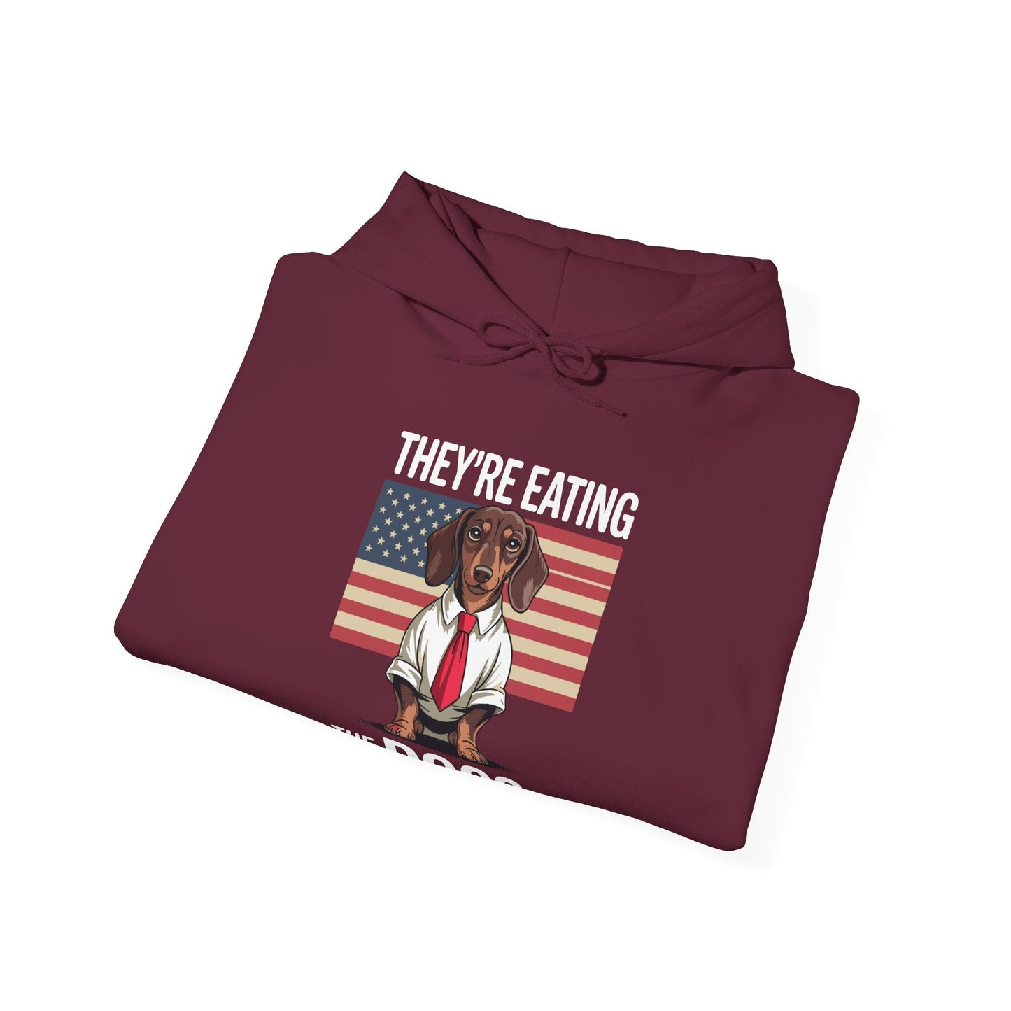 They're Eating the Dogs Trump Hot Dog Hoodie