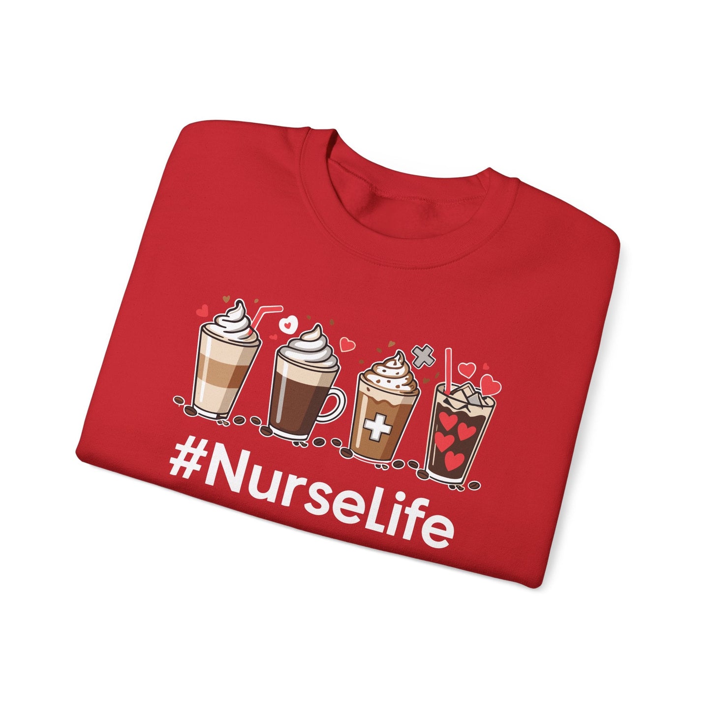 Nurse Life Funny Coffee Nurses Fuel Registered Nurse Medical Sweatshirt