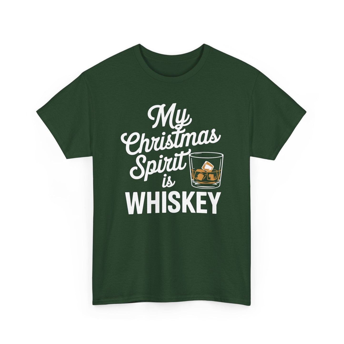 Funny Christmas Drinking Shirt Whiskey Liquor Drinker Saying T-Shirt
