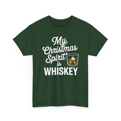 Funny Christmas Drinking Shirt Whiskey Liquor Drinker Saying T-Shirt
