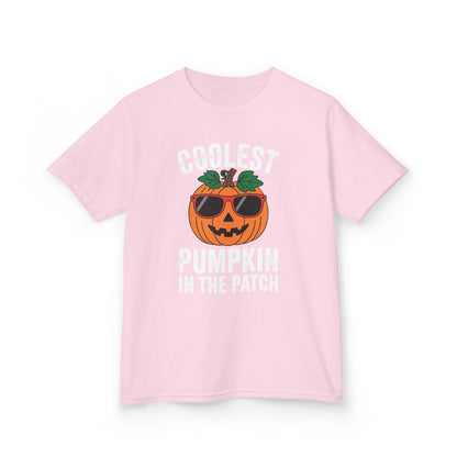Kids Coolest Pumpkin In The Patch Halloween For Boys Girls T-Shirt