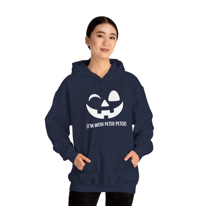 Im With Peter Couple Halloween Adult Eater Pumpkin Hoodie