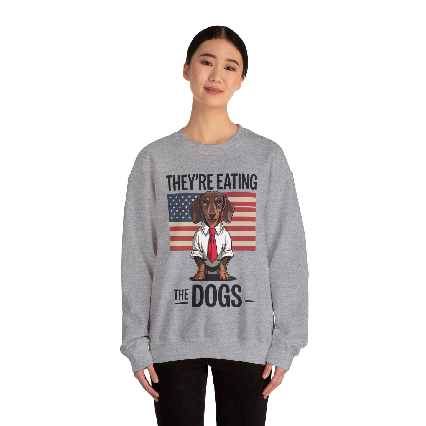 They're Eating the Dogs Trump Hot Dog Sweatshirt