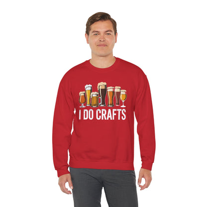 Craft Beer Vintage I Do Crafts Home Brew Art Sweatshirt