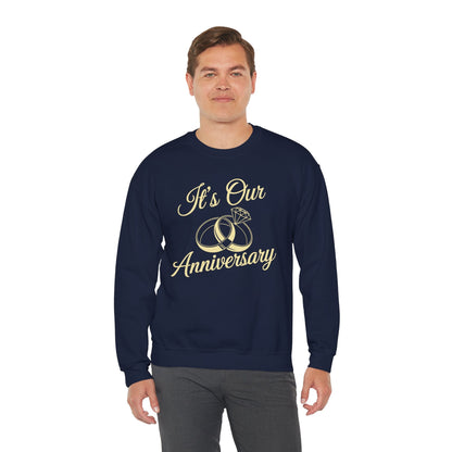 It's Our Anniversary Shirts for Married Couples Husband Wife Sweatshirt