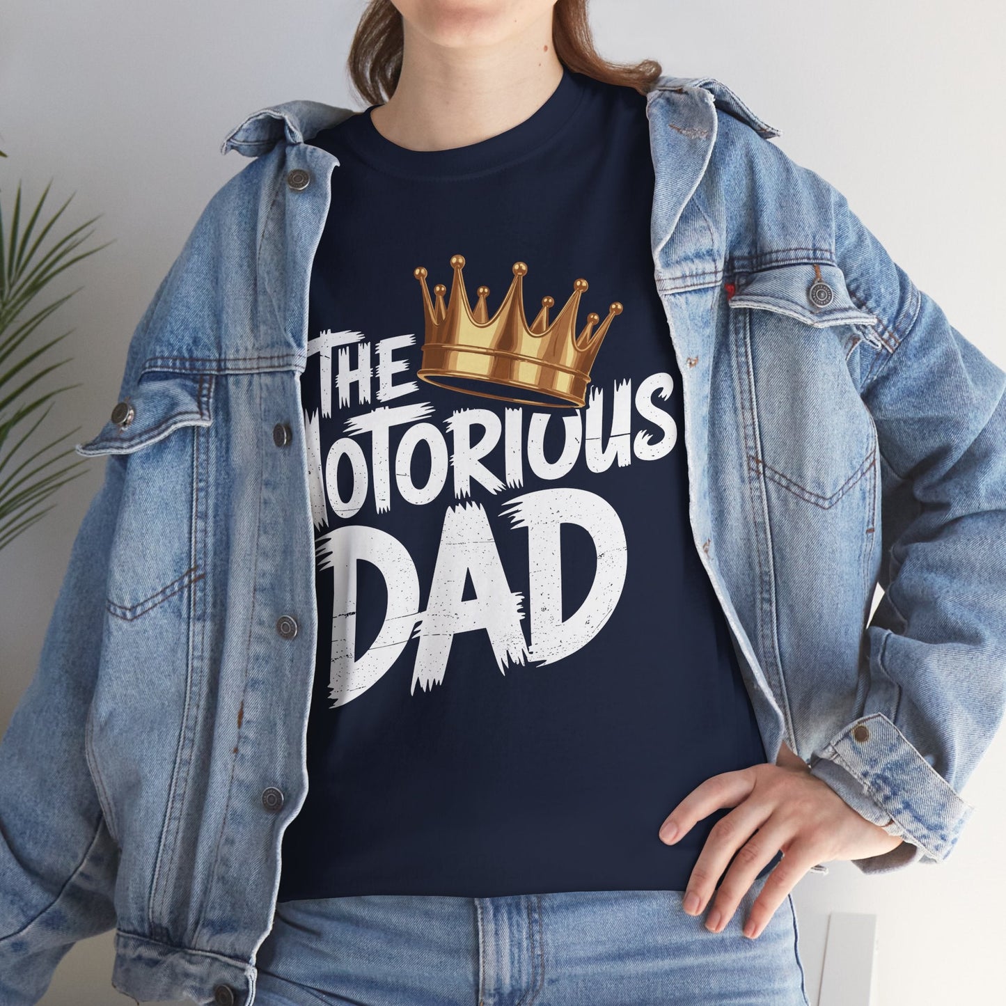 Old School Funny Hip Hop Fathers Day Notorious Dad T-Shirt