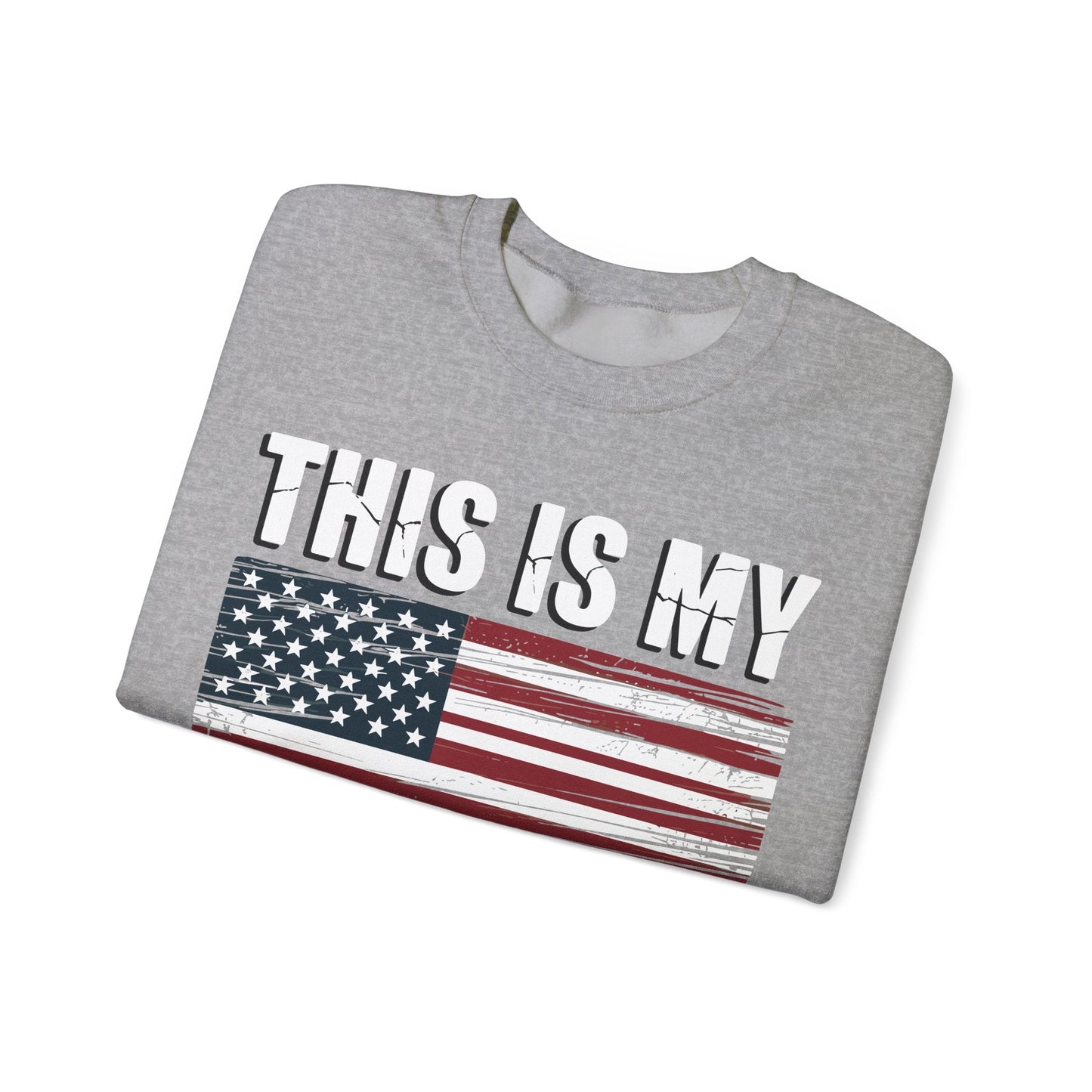 This Is My Pride Flag USA American 4th of July Patriotic Sweatshirt