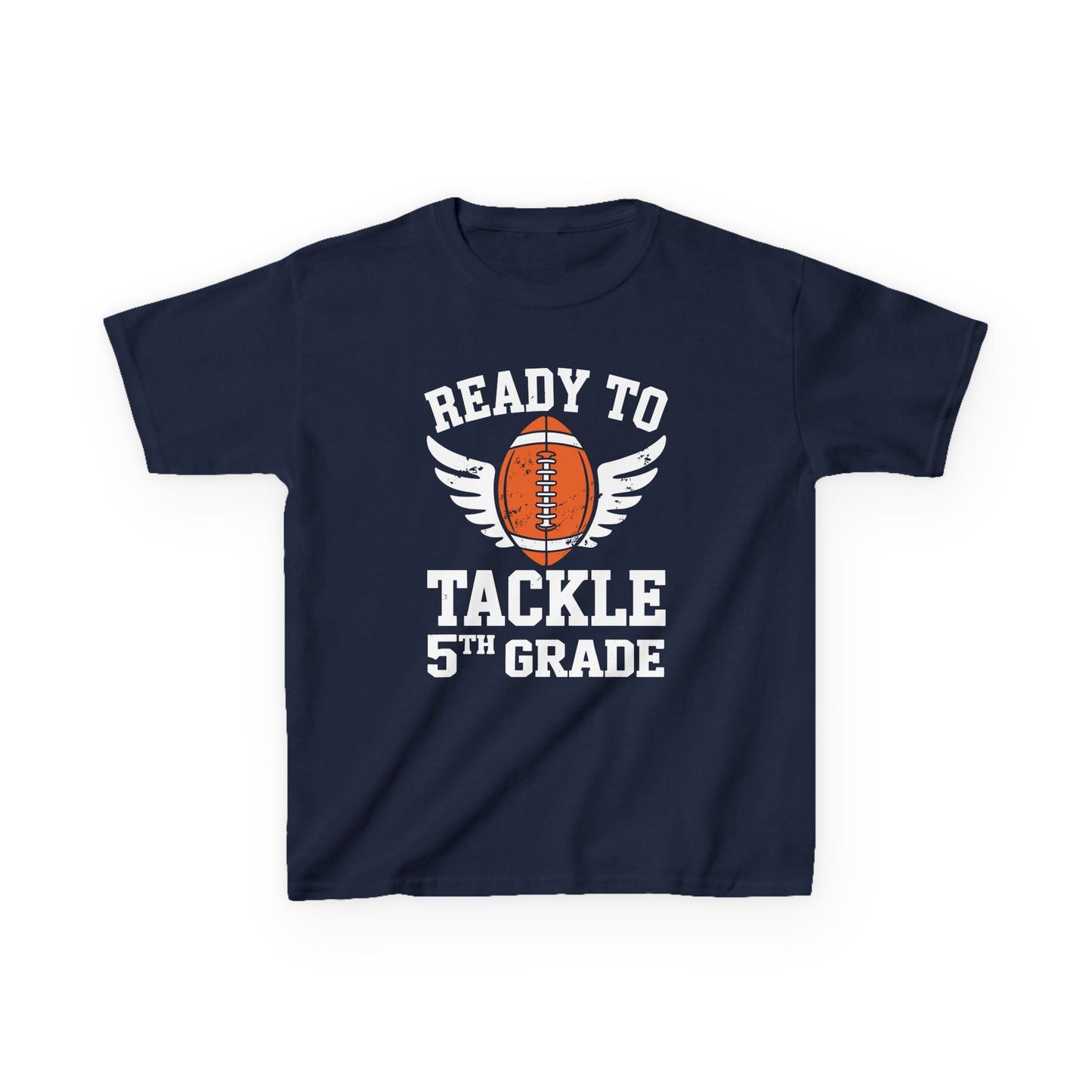 Ready To Tackle 5th Grade Football First Day Sport Kids T-Shirt