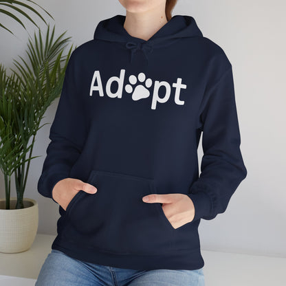 Adopt A Shelter Pet Cat Dog Adoption Animal Rescue Hoodie