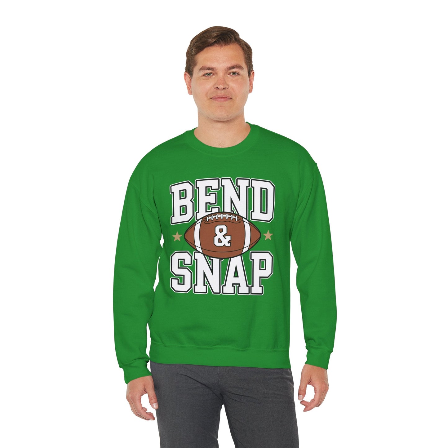 Funny Game Day Touchdown Season Cute Bend and Snap Football Sweatshirt