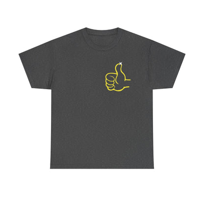 Funny Thumbs Up Emoji Graphic T-Shirt Positive Vibes Unisex Tee for Men and Women