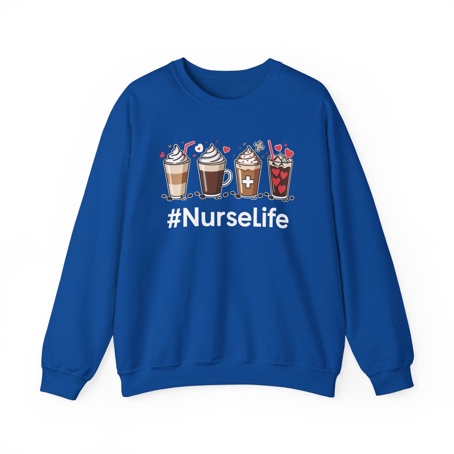 Nurse Life Funny Coffee Nurses Fuel Registered Nurse Medical Sweatshirt
