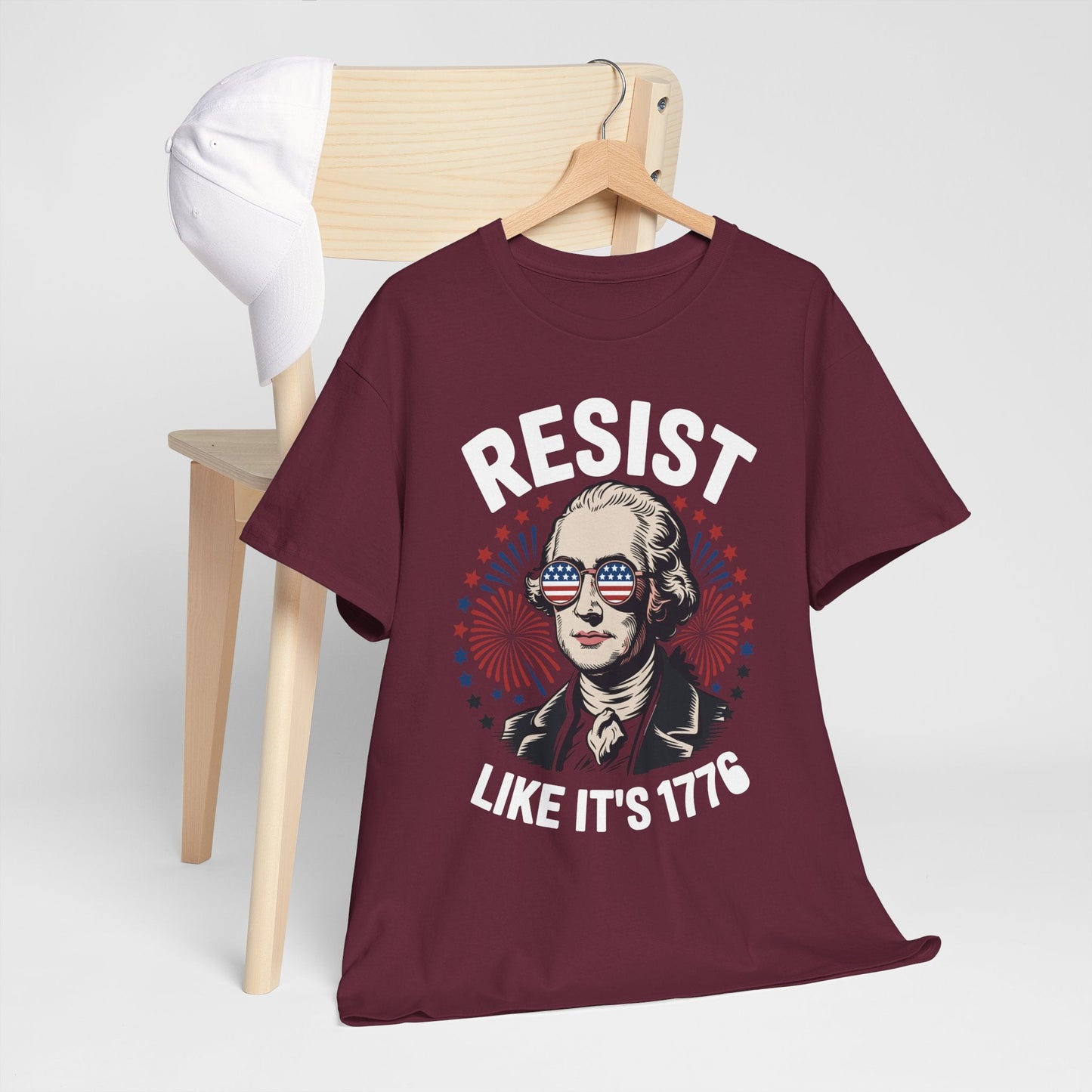 Resist Like It's 1776 Rejecting Kings 4th of July Anti-Trump T-Shirt