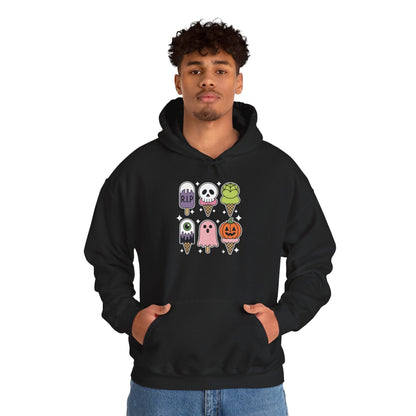 Horror Movie Summer Popsicle Halloween Ice Cream Summer-ween Hoodie for Men Women
