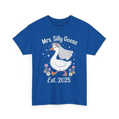 Mrs. Silly Goose Couple Matching Wedding Funny Bride to Be T-Shirt