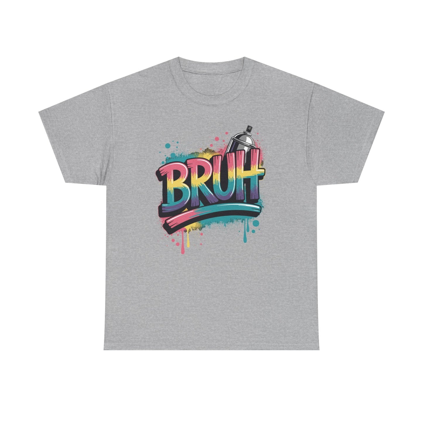 Bruh Graffiti Funny Saying Street Art Meme Men Boys T-Shirt