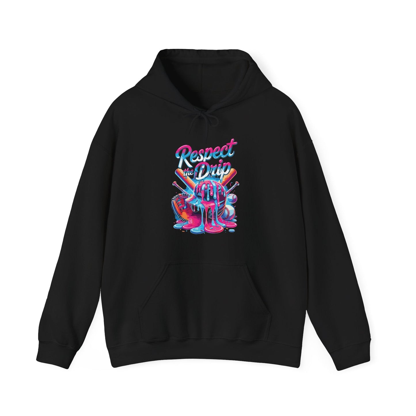 Baseball Drip For Boys Ice Cream Respect The Drip Baseball Hoodie