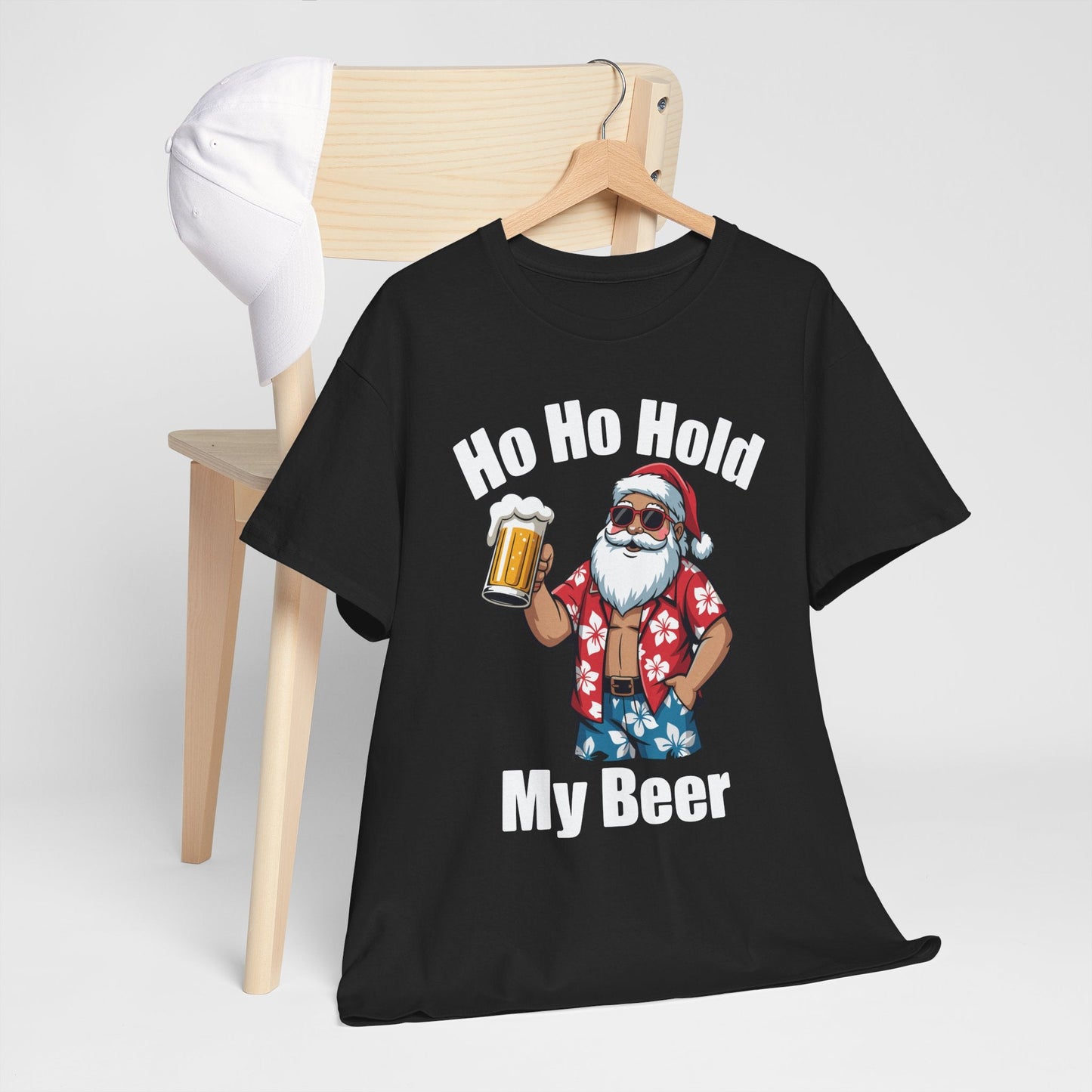 Funny Santa With Sunglasses And Beer Christmas in July T-Shirt