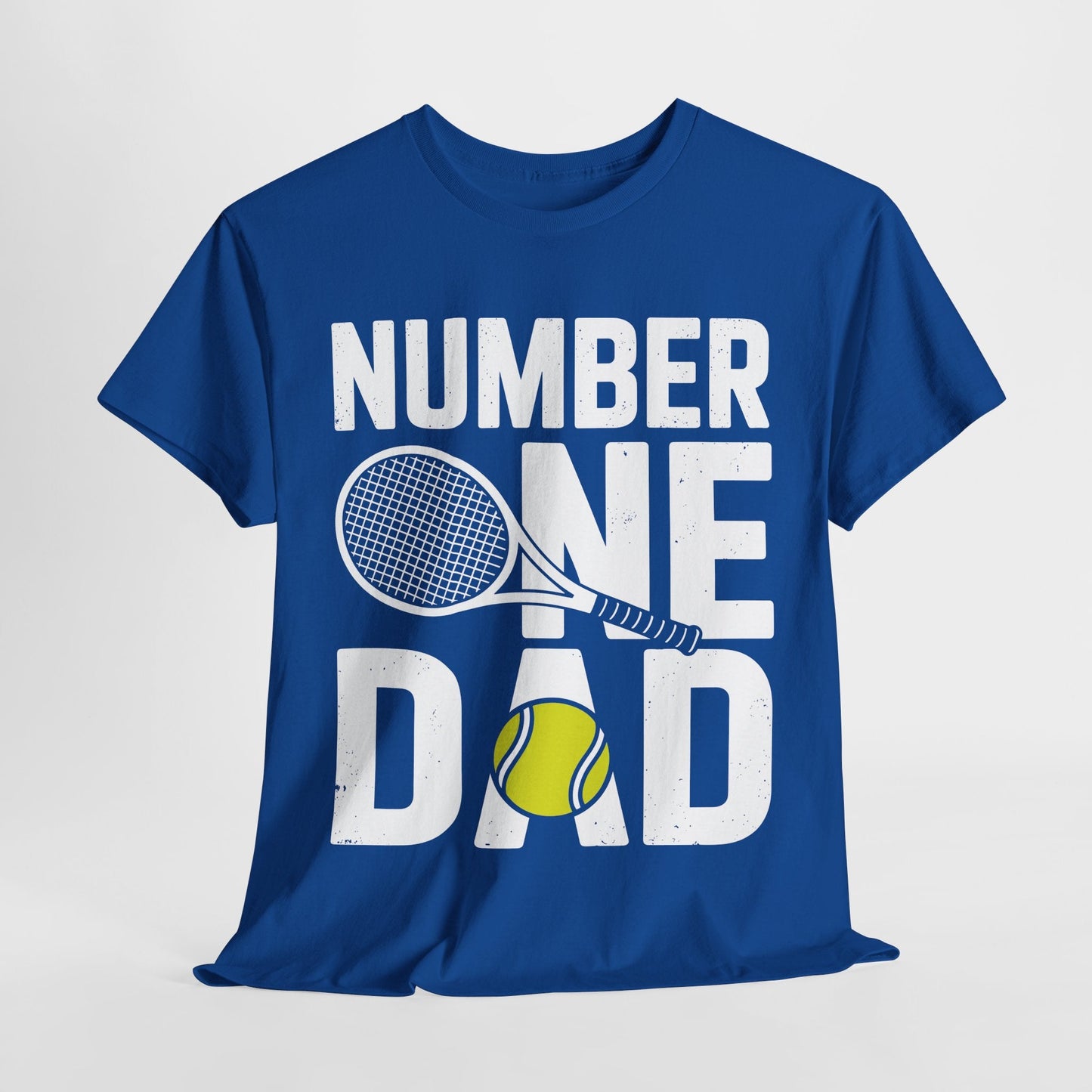 Tennis Dad Number One Daddy with Tennis Sayings Fathers Day T-Shirt