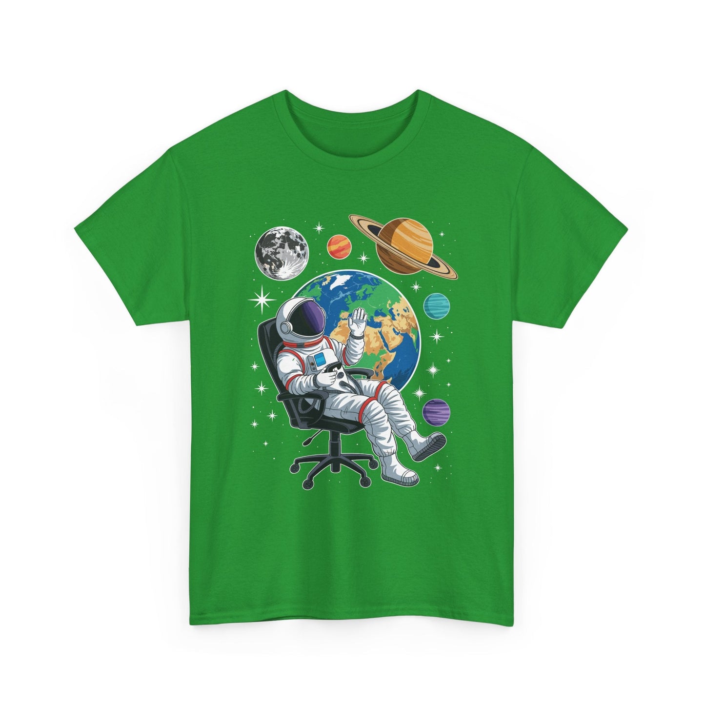 Astronaut Gamer Space Gaming System Planets T-Shirt
