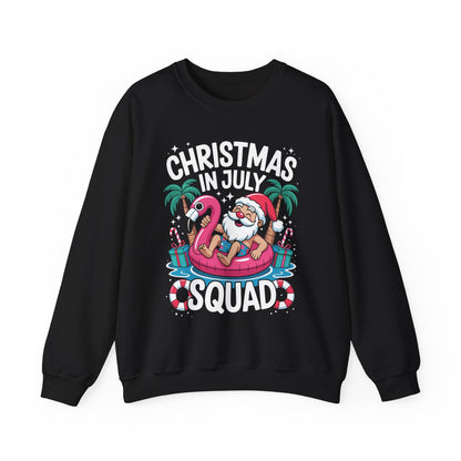 Christmas In July 2025 Squad Summer Beach Vacation Xmas Cool Sweatshirt