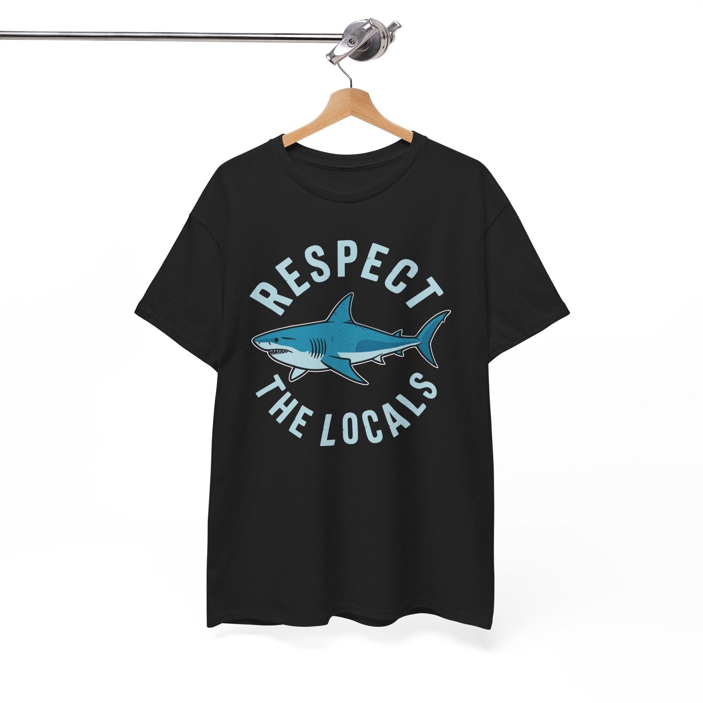 Respect The Locals Shark Ocean Animal Rights Biology Life T-Shirt