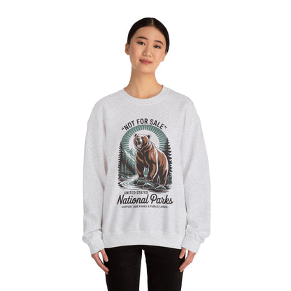 Not For Sale National Parks Support Our Parks & Public Lands Sweatshirt
