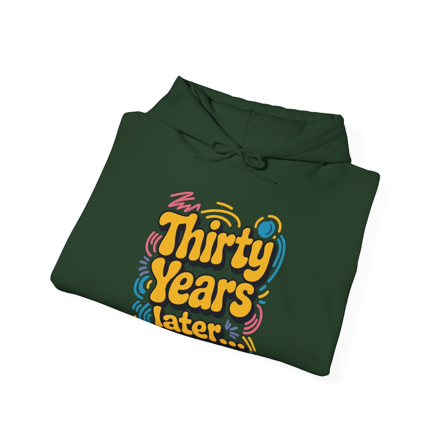 Thirty Years Later 30 Years 30th Birthday Party Funny Meme Hoodie