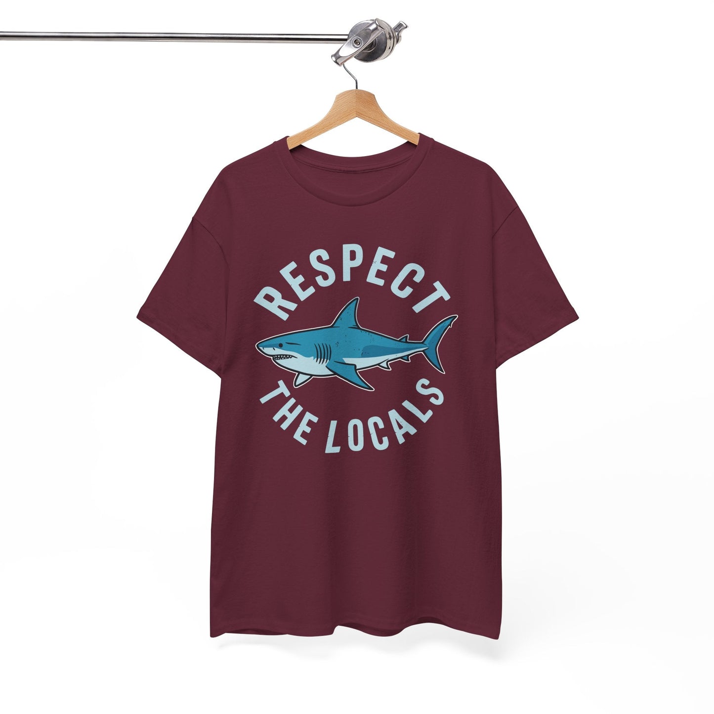 Respect The Locals Shark Ocean Animal Rights Biology Life T-Shirt