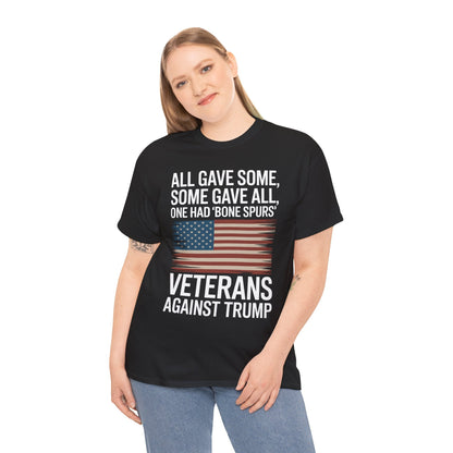 Veterans Against Trump Anti Trump Political Protest T-Shirt
