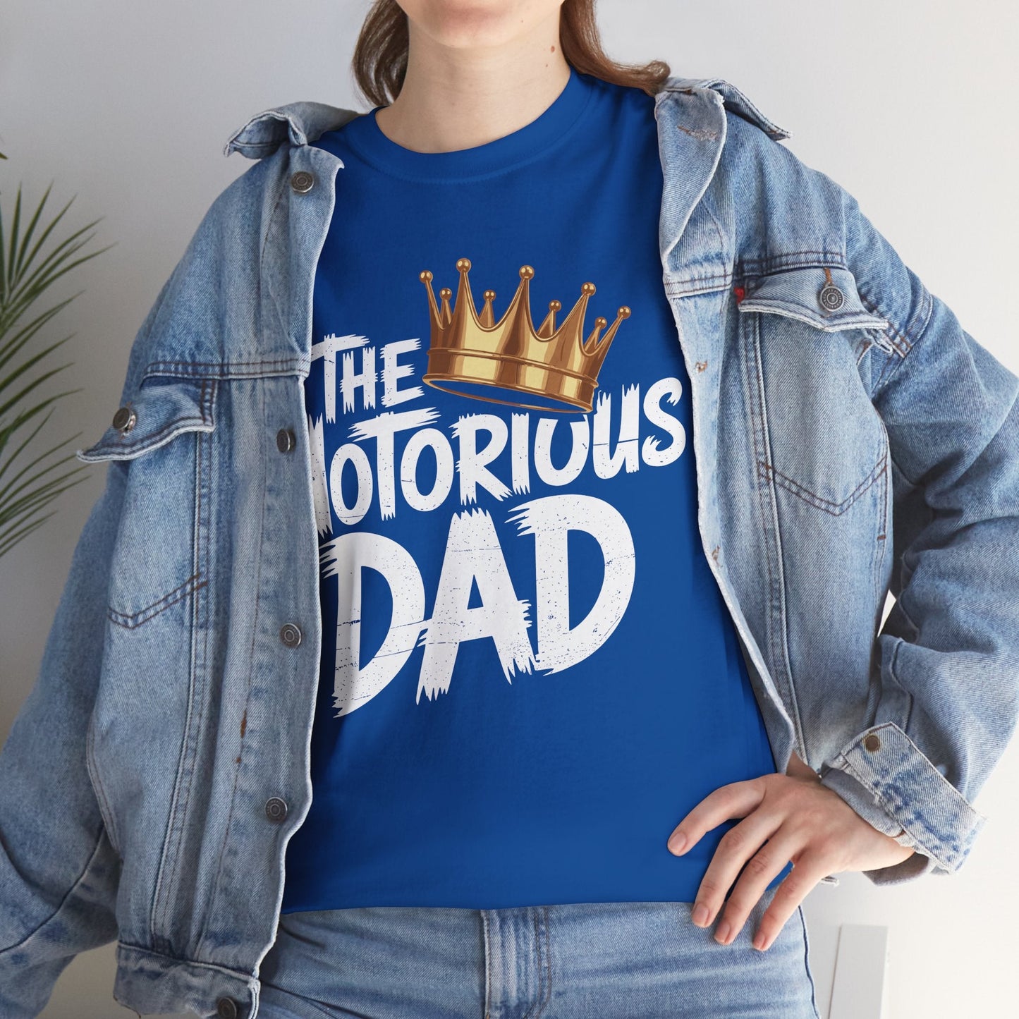 Old School Funny Hip Hop Fathers Day Notorious Dad T-Shirt