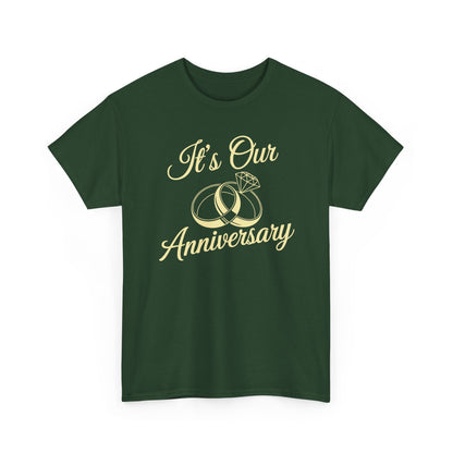 It's Our Anniversary Shirts for Married Couples Husband Wife T-Shirt