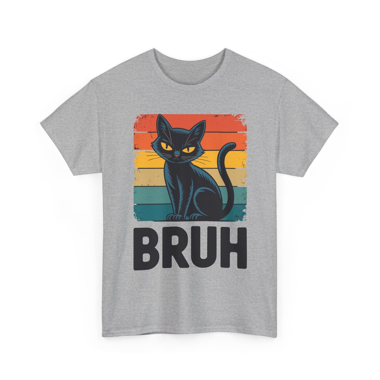 Funny Cat Bruh For Teens Boys Girls Men Women Meme Graphic T-Shirt