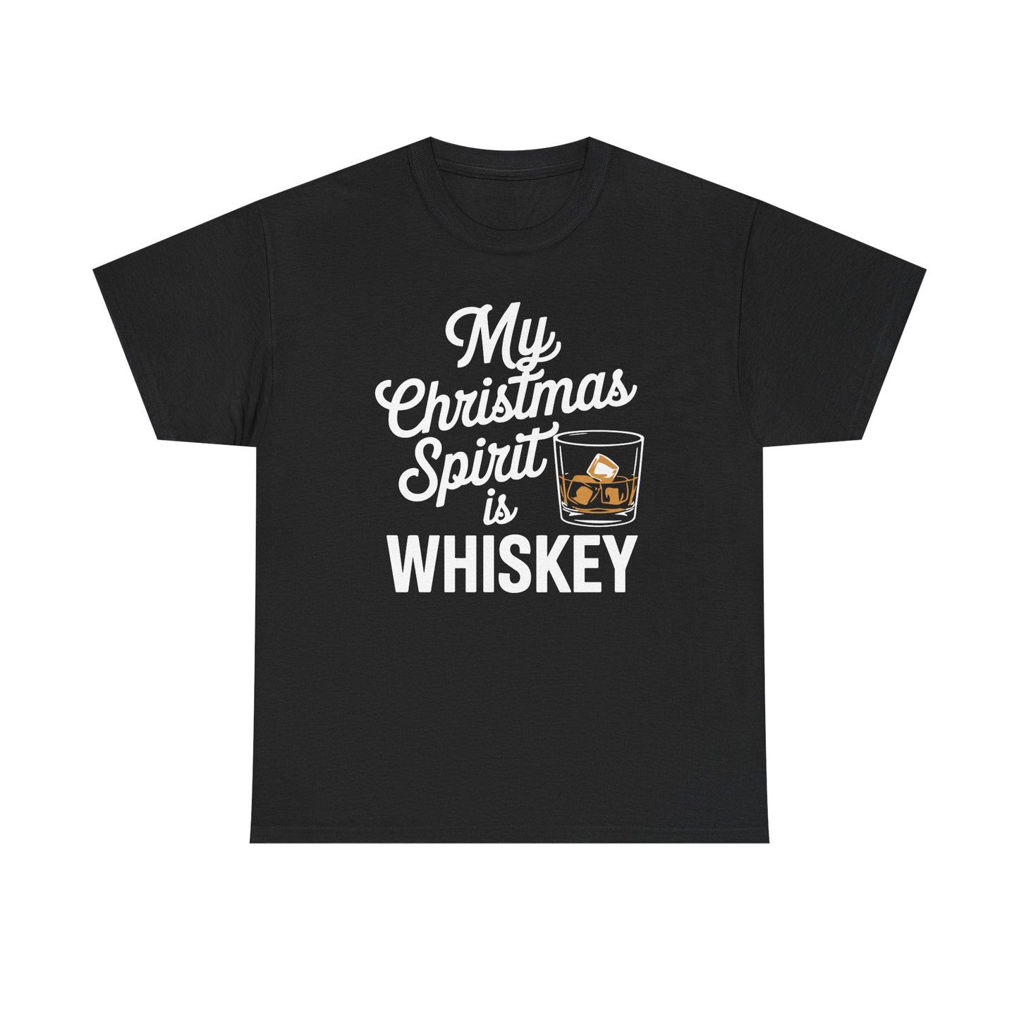 Funny Christmas Drinking Shirt Whiskey Liquor Drinker Saying T-Shirt