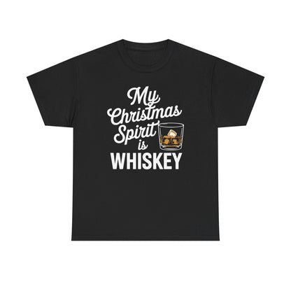 Funny Christmas Drinking Shirt Whiskey Liquor Drinker Saying T-Shirt