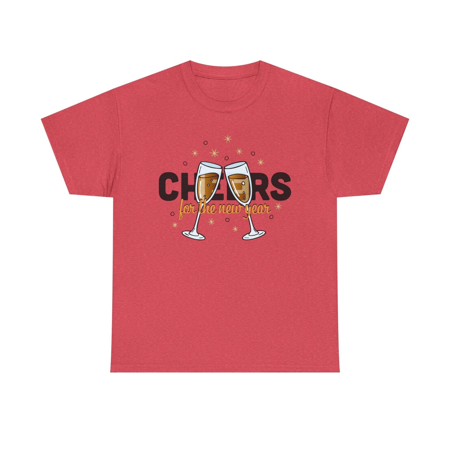 Happy New Year Cheers T-Shirt Festive New Year’s Eve Party Tee for Men and Women