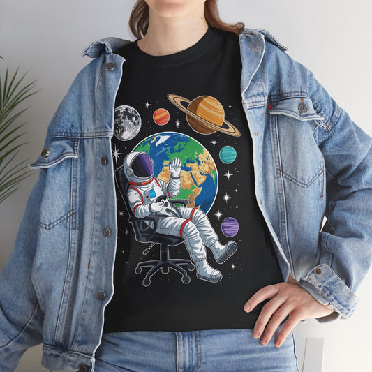 Astronaut Gamer Space Gaming System Planets T-Shirt